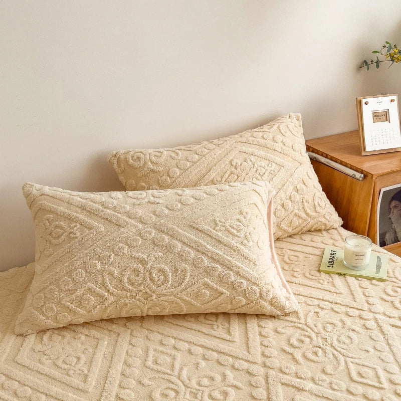 Elastic Mattress Protector Fitted Cover Sheets, Double, Queen, King