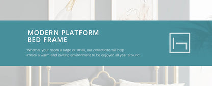 14 Inch Metal Platform Bed Frame