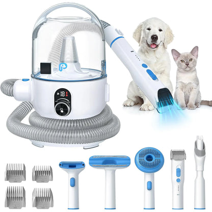 Pet Grooming Kit with Tools and Vacuum