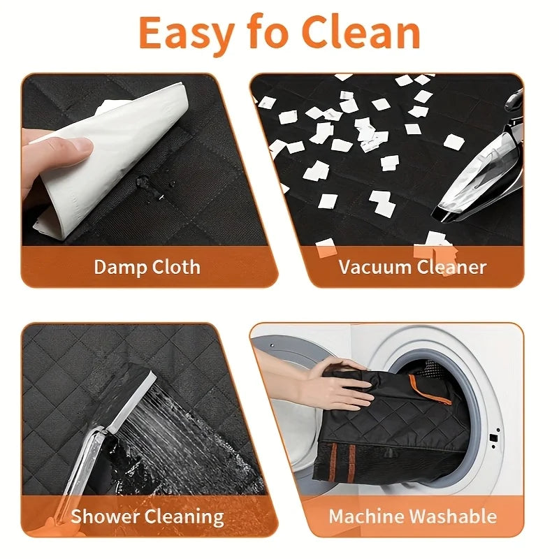 Pet Hammock Heavy Duty, Anti Slip Soft Rear Seat Cover