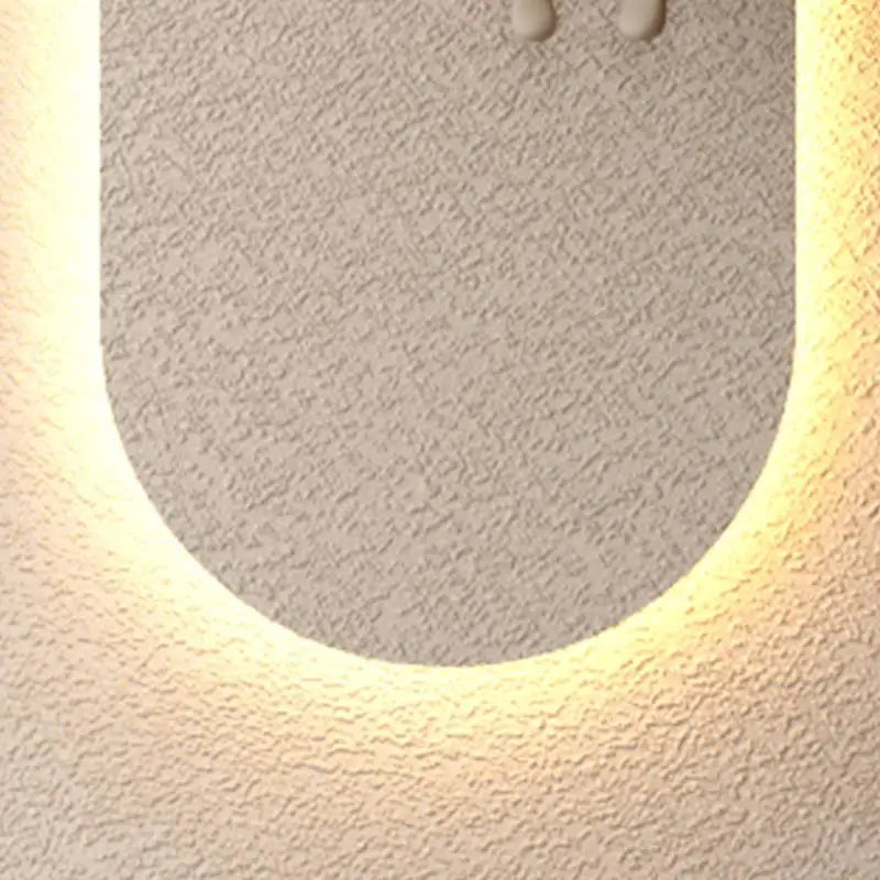 Adjustable 3-Color LED Sandstone Wall Decor