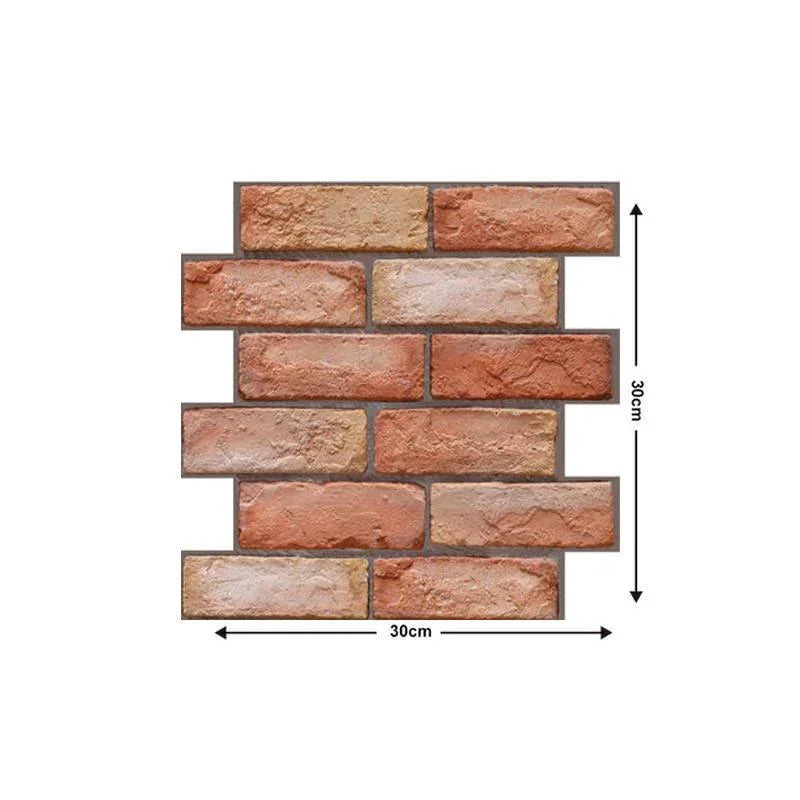 3D Imitation Brick Wall Stickers 30cmX30cm