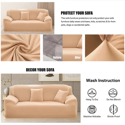 Sofa 1-2-3-4-Seater Stretch Slipcover