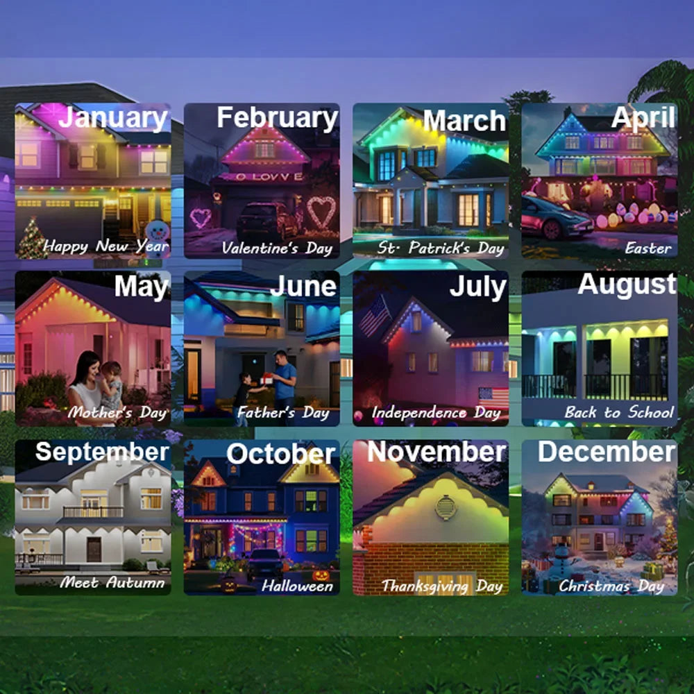 300FT 180 LED Outdoor Lights