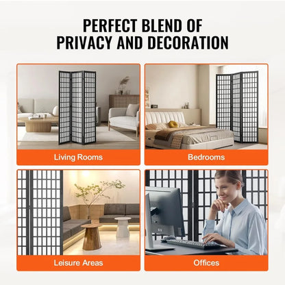 3 Panel Japanese Room Divider
