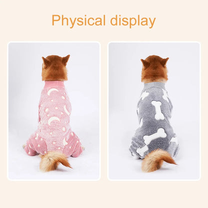 Pet Fleece Jumpsuit/Pajamas/Overalls