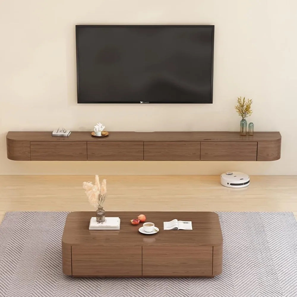Floating TV Stand with Media Console