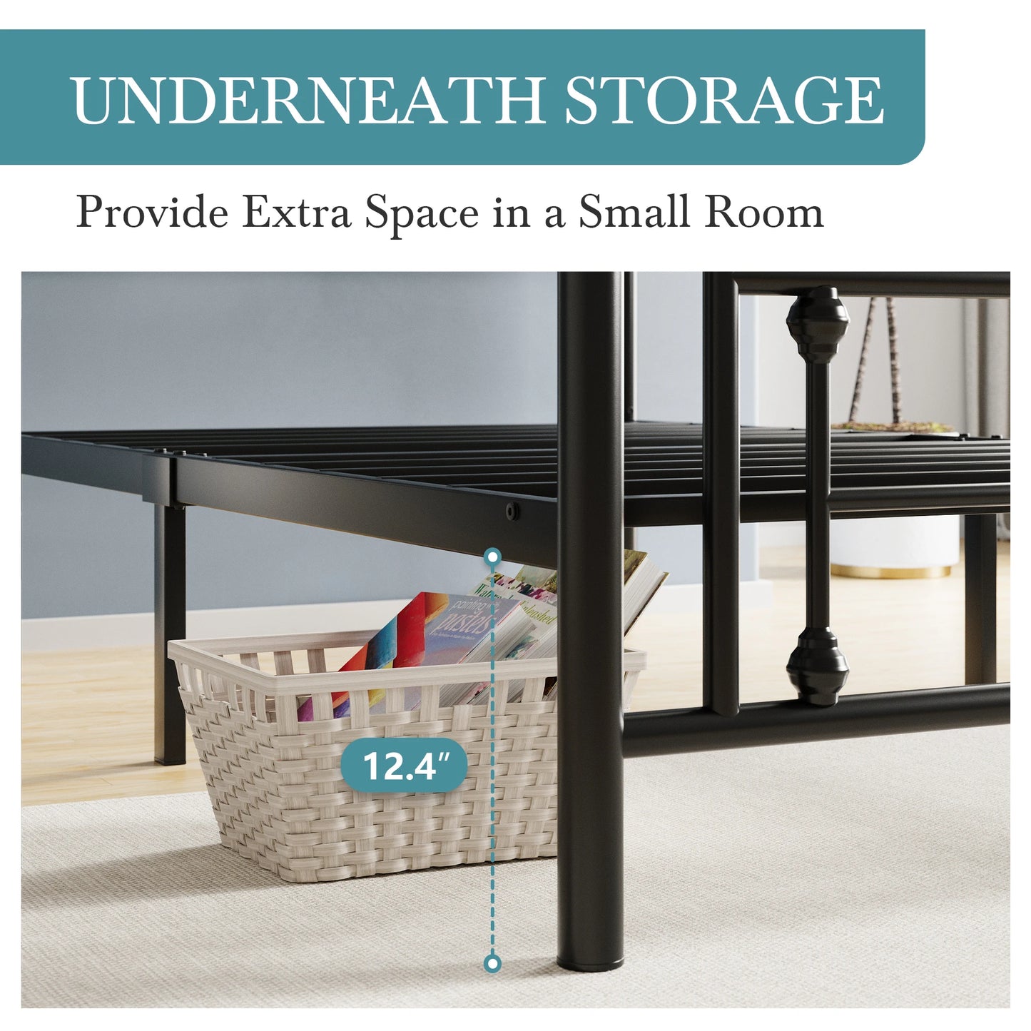 14 Inch Metal Platform Bed Frame