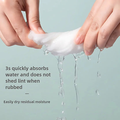 100% Cotton Disposable Facial Towels, Individually Packaged