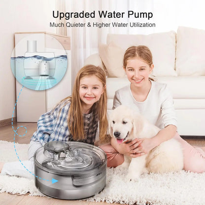 170oz/1.3Gallon/5L Automatic Pet Water Dispenser