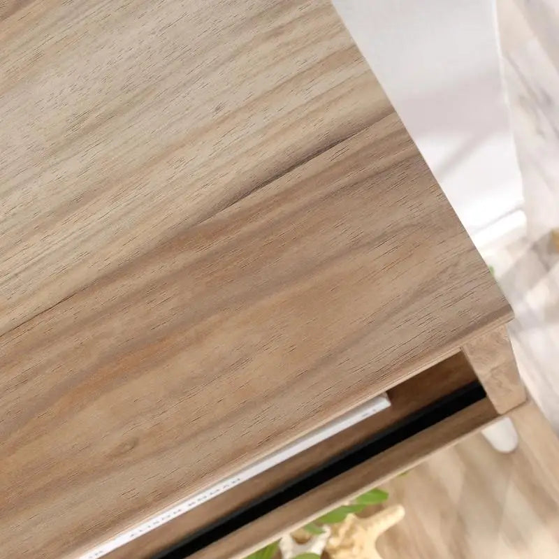 Hutch Brown Finish Furniture Set