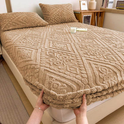 Elastic Mattress Protector Fitted Cover Sheets, Double, Queen, King