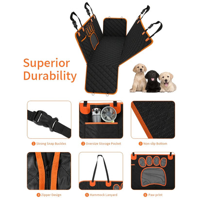 Pet Hammock Heavy Duty, Anti Slip Soft Rear Seat Cover