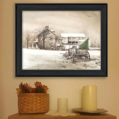 Bringing Home the Tree Framed Wall Art