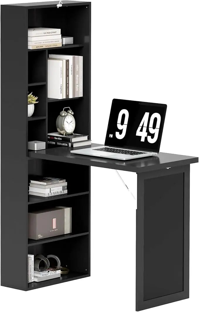 Fold-Out Convertible Multi-Function Home Office Workstation