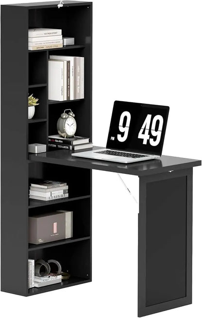 Fold-Out Convertible Multi-Function Home Office Workstation